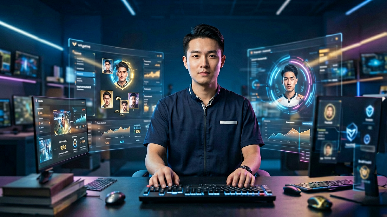 VKGAME威客电竞数据后台界面展示